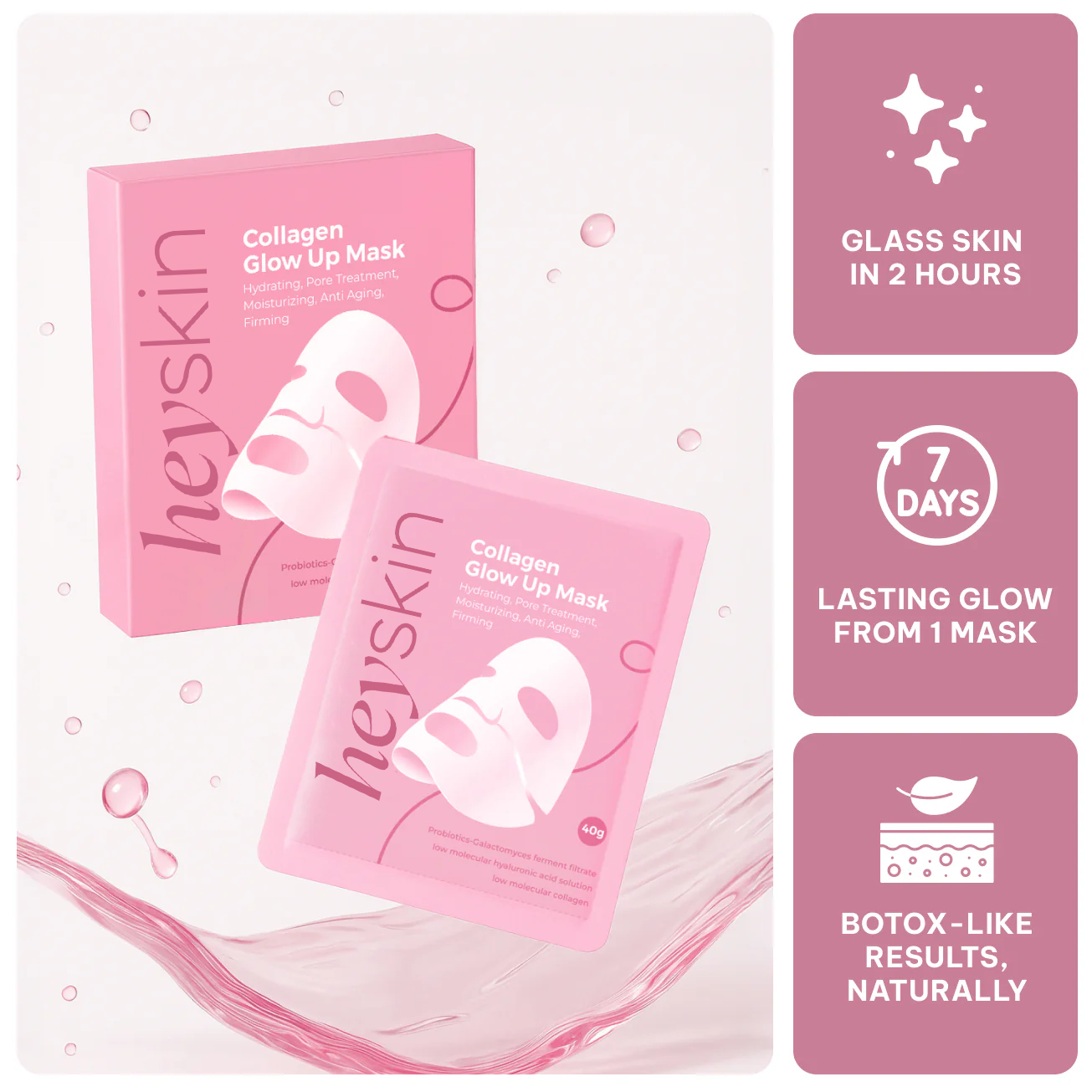 Heyskin - Collagen Glow Up Mask 2.0